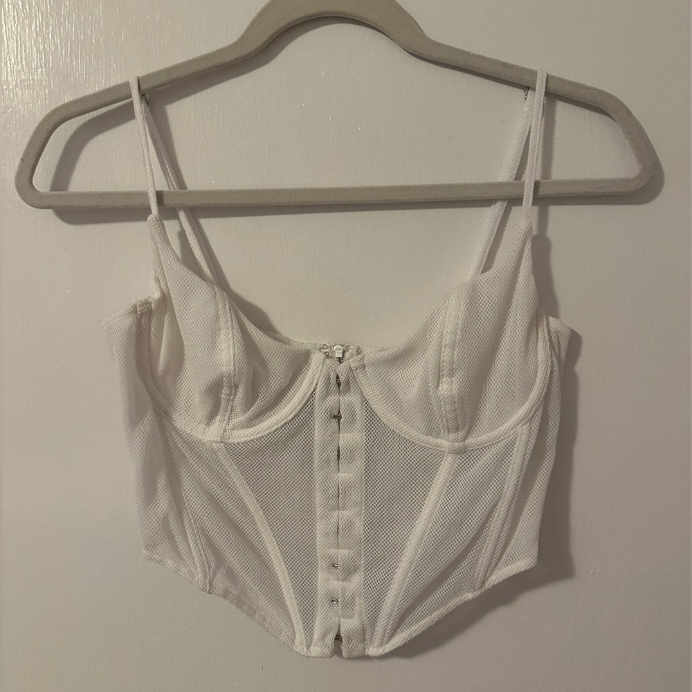 White Fox White Unapologetic Bustier